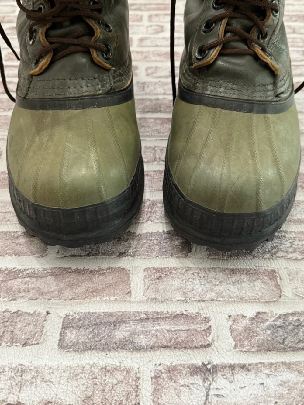 Sorel Superior Kaufman Waterproof Snow Boots Leather Wool Lined Men’s 11